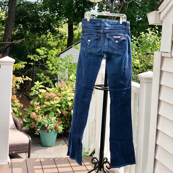 Hudson Deep Indigo Wash Classic Flap Pocket Jeans - Picture 2 of 9